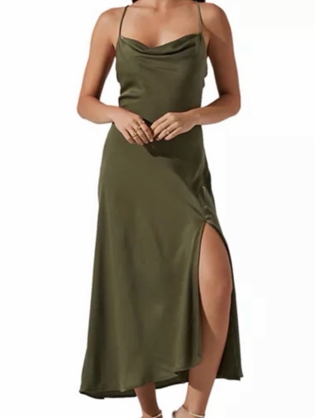 ASTR the Label Gaia Midi Dress - Medium - NWT